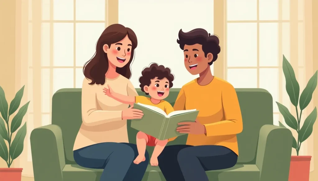 Toddler pointing and learning new words during the 18-24 month language explosion